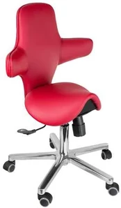 Spacetronik Ergonomiczny hoker regulowany SELLA 4 raudona