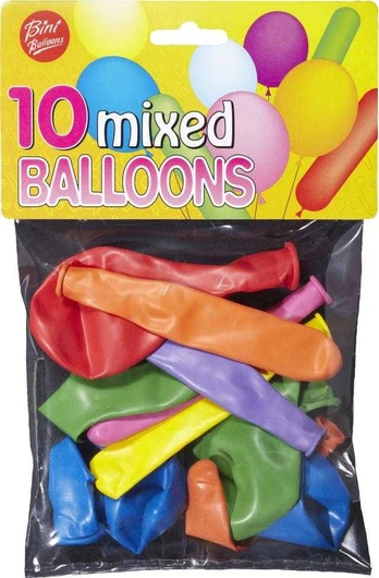 Viborg Balloons mix 10 vnt