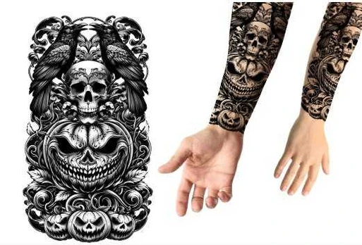 Fiesta Killer Pumpkin tatovering