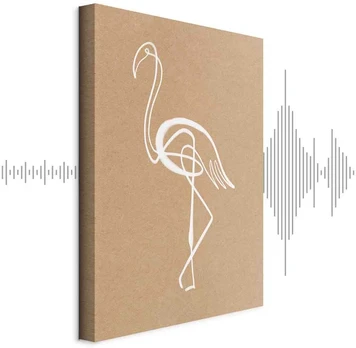 Artgeist Paveikslas - Baltas Flamingo (1 Part) Vertical