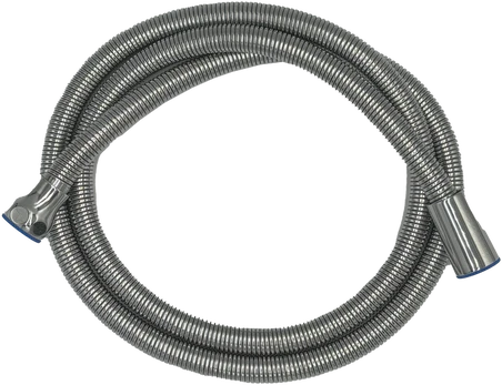 Dušo žarna 150 cm, smulkaus pynimo, chromas (170592)