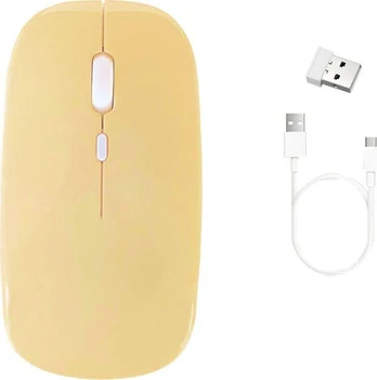 Pelės Strado BluetoOth + radijas (geltona)