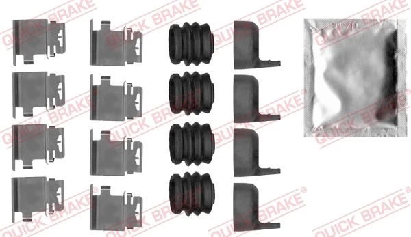 QUICK BRAKE QB109-0036 Brake pad fitting kit