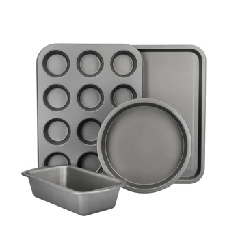 Kepimo formų rinkinys Kitchen Craft Baking Pans, pilka