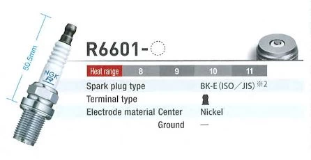 RACING spark plug R6601-8 3033 M14