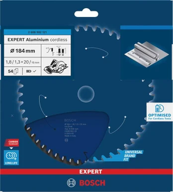 Bosch Expert for Aliuminio 184x20x1.8/1.3x54T