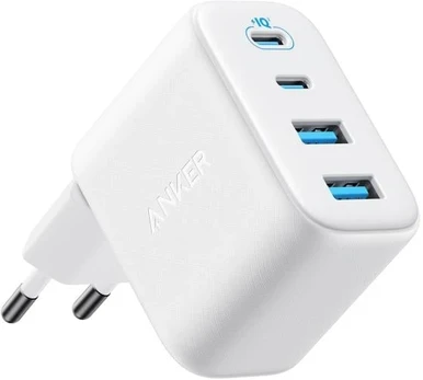 Anker Zolo 50W Wall Charger, 2xUSB-C, 2xUSB, Baltas