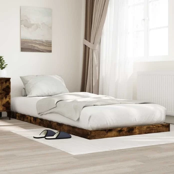 Grindų lovos rėmas Rūkyta ąžuolas 76,5 x 200 cm