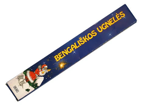 Šaltosios ugnelės, 25 cm, pilka, 10 vnt.