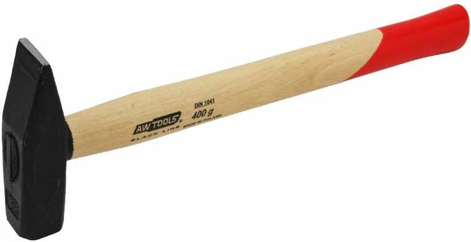 AW-Tools AWTOOLS LOCKWORK PLAKTUKAS 0,4kg MEDINE RANKENA JUODA LINIJA
