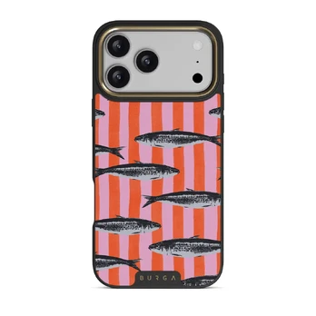 Del Mar - iPhone 17 Pro Max Case, Elite Dark (MagSafe) / Gold