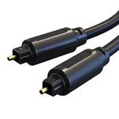 Premium optinis audio kabelis Toslink-Toslink, 3m kaina