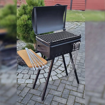 Šašliku grils ar plauktu KLASIKA