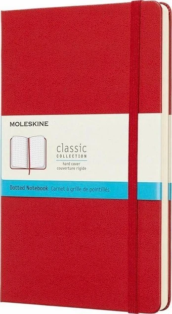Moleskine Notes Classic 13x21. Raudonasis taškas