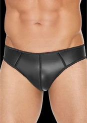 Ouch! Neoprene Jockstrap S/M - Comfort Fit, Open Back, Black