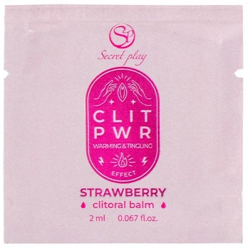 Secret Play Strawberry Flavored Lubricant Single Dose 2ml Vegan Formula