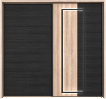 Spinta Forte SRCSET02B-C867, ruda/juoda, 231.1 cm x 63.9 cm x 215.9 cm