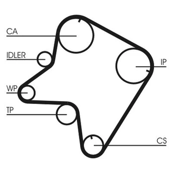 CONTI CT 762 Timing belt