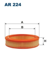 Oro filtras FILTRON AR 224 kaina