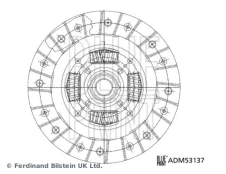 Sankabos diskas BLUE PRINT ADM53137 kaina
