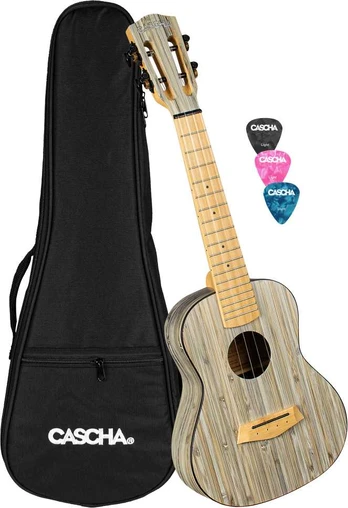Koncertinė ukulelė Cascha Bamboo Graphite HH 2316