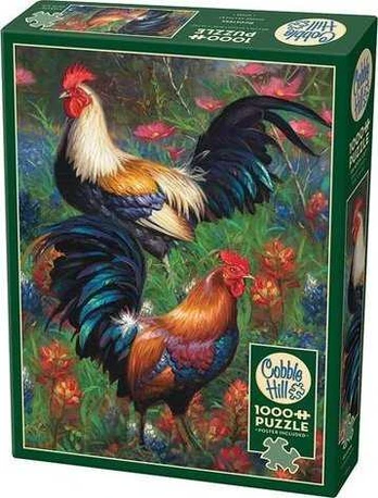 Dėlionė Cobble Hill Puzzle 1000 Koguty