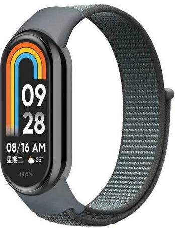 Beline dirželis Mi Band 9/8 NylonLoop pilka/pilkas