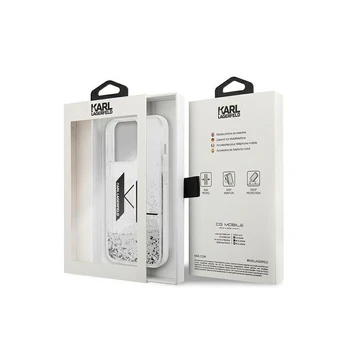 Karl Lagerfeld KLHCP14LLBKLCS Back Case for Apple iPhone 14 Pro