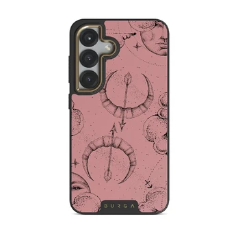 Sagittarius - Samsung Galaxy S25 Case, Elite Dark (Magnetic) / Gold / Pink