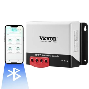 MPPT saulės energijos valdiklis 50A su Bluetooth