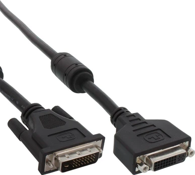 Kabelis InLine DVI-D - DVI-D 2m juoda (17773)