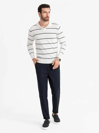 shirt for men - baltas