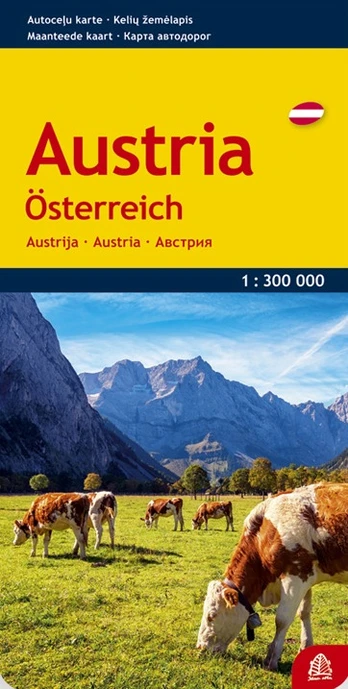 Austrija. Kelių žemėlapis