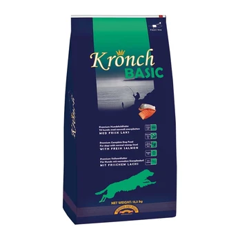 Kronch Basic sausas maistas vidutinio aktyvumo šunims su lašiša