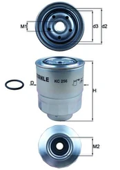 MAHLE KC 256D Kuro filtras