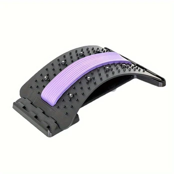 Nugaros tempimo ir masažo prietaisas, juodas/violetinis, Violetinė