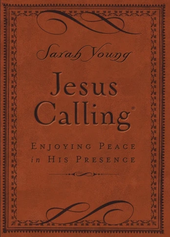 Jesus Calling, Small Brown Leathersoft, with Scripture References, Enjoying Peace in His Presence (A 365-Day Devotional)