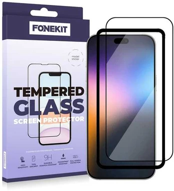 FoneKit Full Cover panssarilasi, iPhone 17 Pro Max