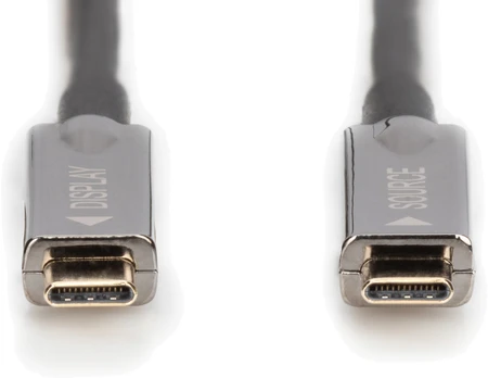 Assmann Electronic DIGITUS USB Type-C – USB Type-C AOC hibridinis FO kabelis 4K 60Hz USB 3.1 SPEC 10m