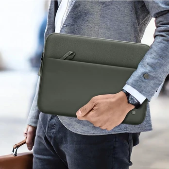 Žalias nešiojamo kompiuterio dėklas 13-14" "Tech-Protect Sleeve"