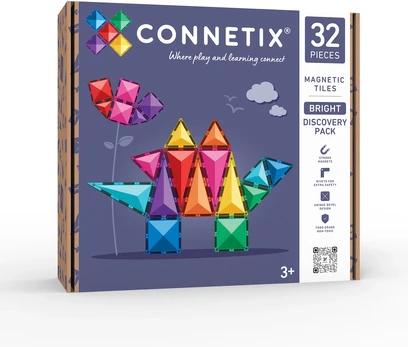 Connetix - Bright Discovery Pack 32 pc (CT-B-00032-DP)