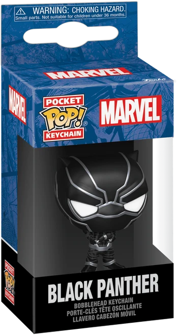 FUNKO POP! Raktų pakabutis: Marvel - Juodas Panther