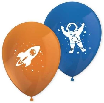 Globos Europe Bv Rocket Space balloner, 8 stk