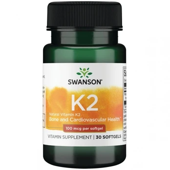 Swanson Vitaminas K2 100mcg Maisto papildas, N30
