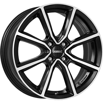 Dezent TN dark R17 7J 4x100 ET37 CB60.1 Black/polished