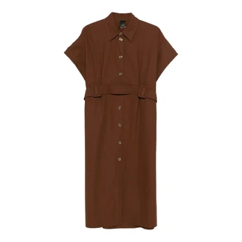 Midi suknelė moterims, Ruda, Alesha dress