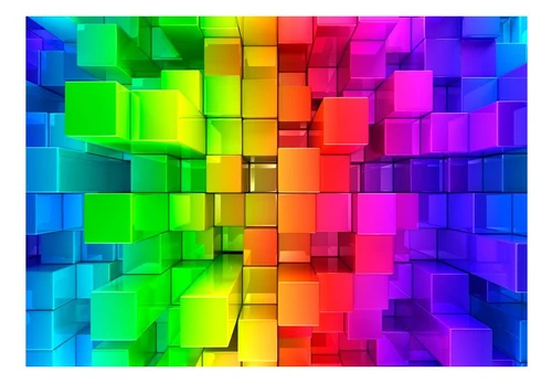 Artgeist Fototapetas - Colour jigsaw