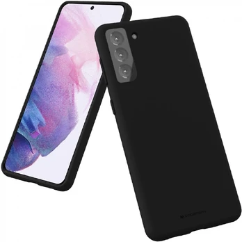 Dėklas Mercury Silicone Case Samsung S22 Plus juodas