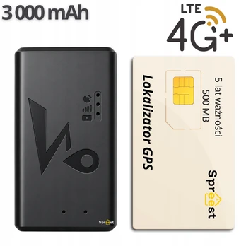 4G GPS transporto priemonių lokatorius Spreest Q9 3000mAh