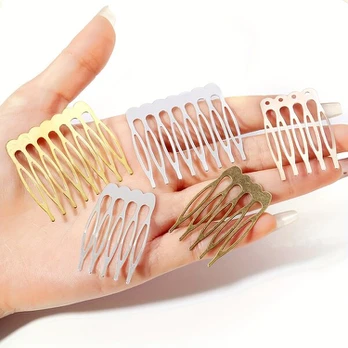 Plaukų šukos, Golden (10 Pcs)